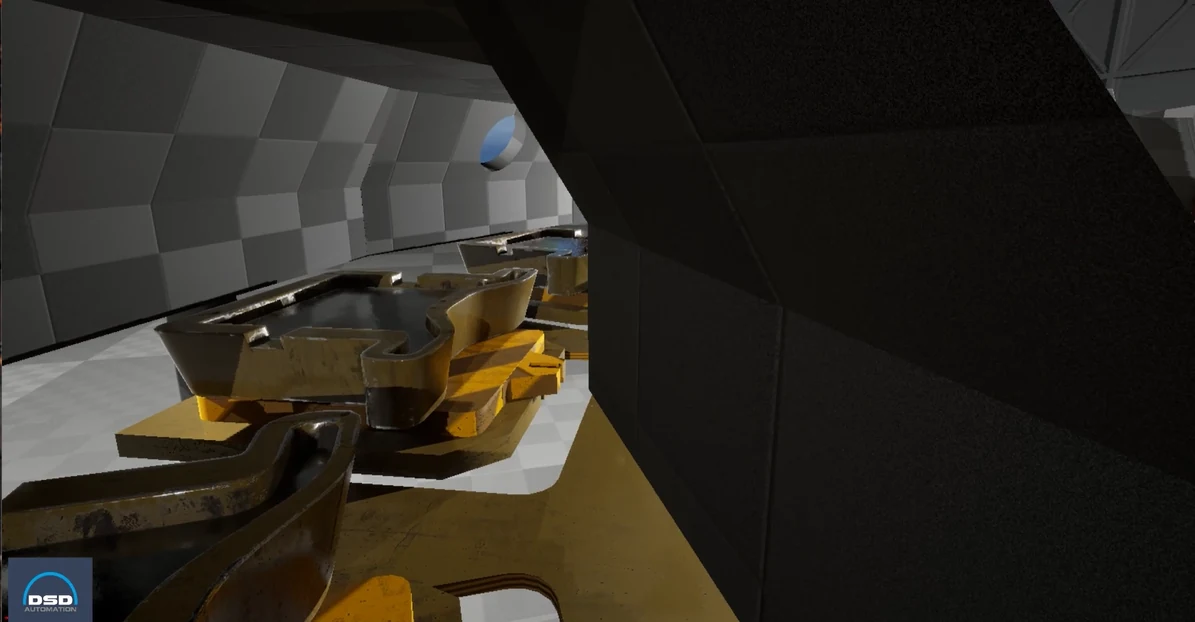 Digital twin close-up — casting detail